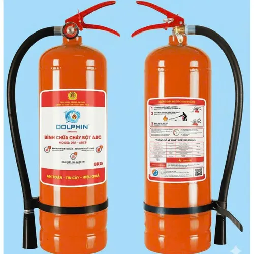 Bình chữa cháy bột ABC 8kg Dolphin (BCA) model DPA-ABC8