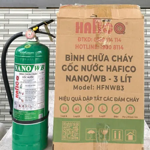 Bình chữa cháy gốc nước Nano/WB Hafico 3L HFNWB3