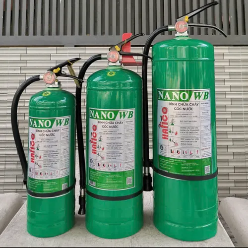 Bình chữa cháy gốc nước Nano/WB Hafico 9 lít có kiểm định