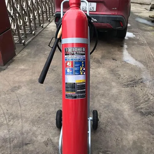 Bình chữa cháy Tomoken xe đẩy khí CO2 24kg TMK-VJ-CO2/24KG