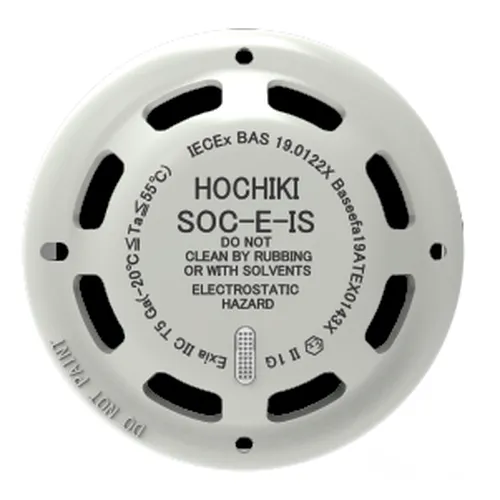 Đầu báo khói chống nổ Hochiki SOC-E-IS+YBN-R/4IS