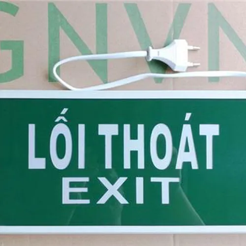 Đèn EXIT GNVN không chỉ hướng 1 mặt HW-128LED