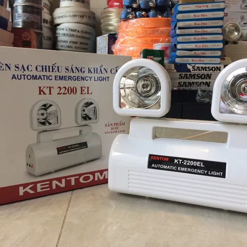 Đèn sạc chiếu sáng khẩn cấp Kentom KT2200EL