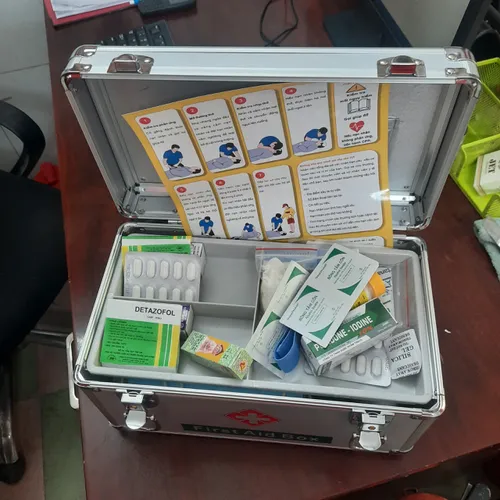 Hộp sơ cứu nhôm 2 khóa
