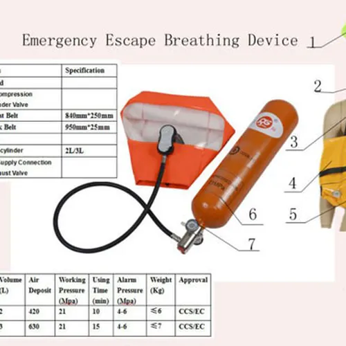 Bình khí thở khẩn cấp EEBD 3 lít