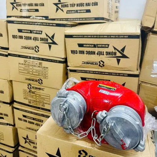 Họng tiếp nước chữa cháy 2 cửa Bộ Quốc Phòng (83MEC)