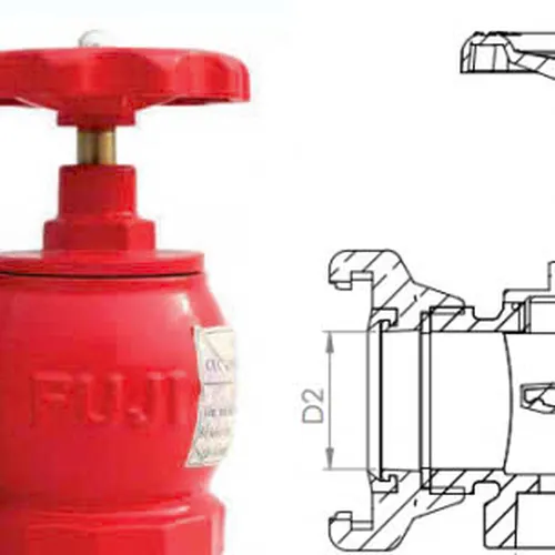 Van góc chữa chữa cháy FUJI/VIETLINK DN50 có kiểm định
