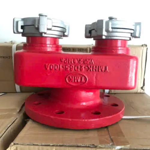 Đầu trụ tiếp nước 2 ngã DN65 2DN65xDN100 model TMHK-2D65-100A