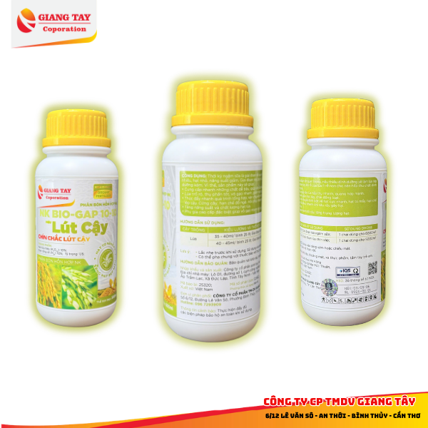 Chế phẩm Vô Gạo Lút Cậy 500ml - Chuyên dùng vô gạo trên lúa - Giúp lúa chín chắc tới cậy, hạt to sáng bòng