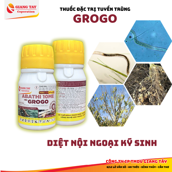 Thuốc Trừ Tuyến Trùng Thế Hệ Mới DROGO 10ME - Diệt Sạch Ngoại & Nội Ký Sinh Trên Cây Trồng