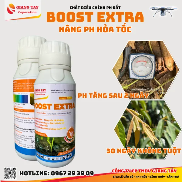 Chế Phẩm nâng pH Đất - Boost Extra