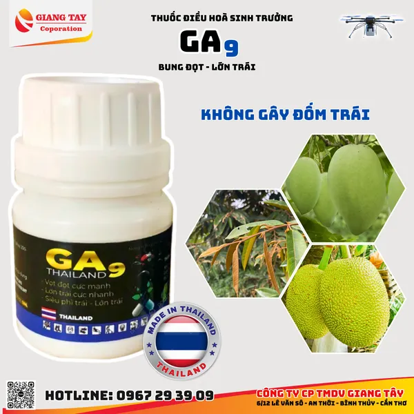 Thuốc Điều Hòa Sinh Trưởng GA9 50ml (dạng lỏng) -  Thái Lan 