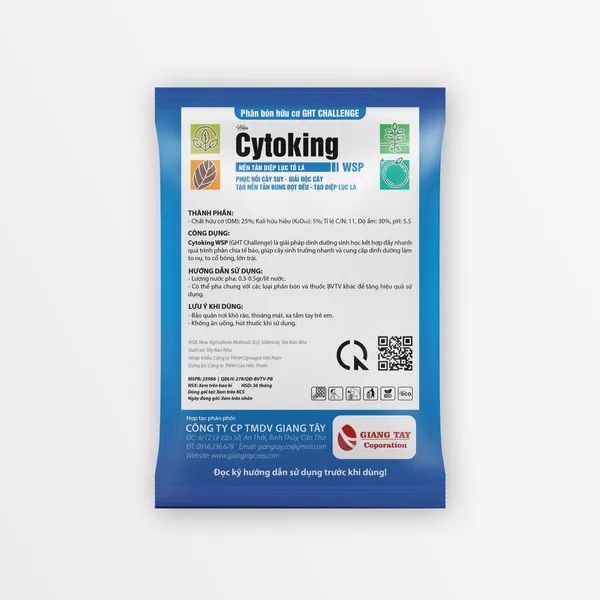 Phân Bón Lá Sinh Học  Cytoking WSP - Nhập Khẩu Tây Ban Nha