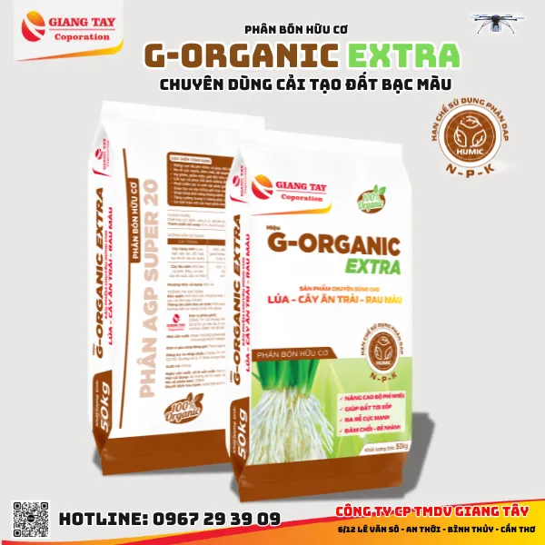Phân hữu cơ G - Ogranic Extra 45OM