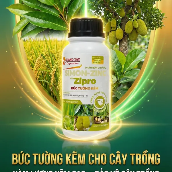 Zipro – Bức Tường Kẽm Cho Cây Trồng | Kẽm Cao 14%| Bật Đọt Mạnh – Lá Xanh Dày
