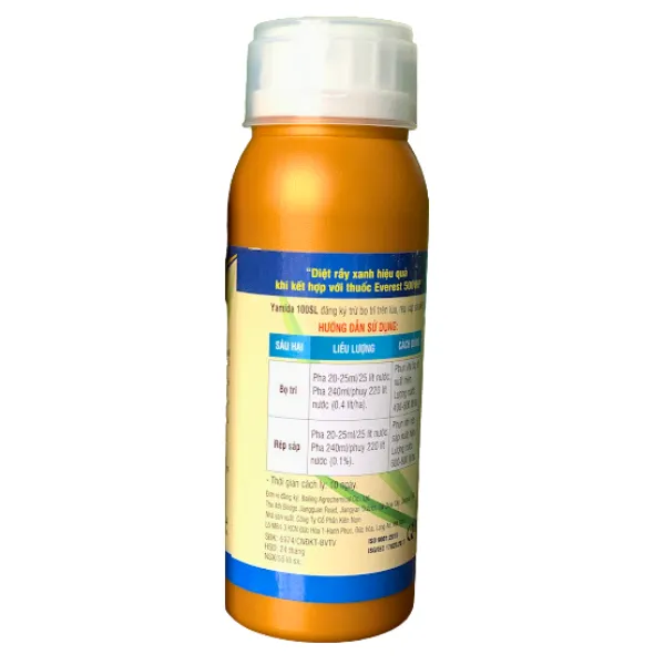 Thuốc Đặc Trị Rệp Sáp , Bọ Trĩ - Yamida 100SL (Rầy Nước) 240ml
