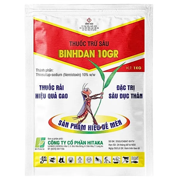 Thuốc Đặc Trị Sâu Đục Thân - Binhdan 10GR 1Kg