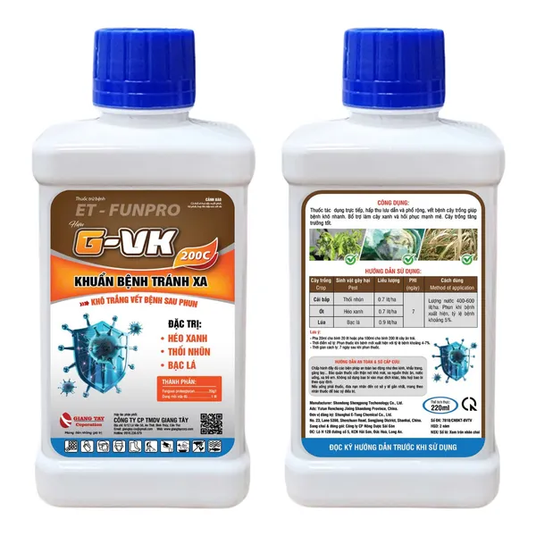 Thuốc Đặc Trị Vi Khuẩn Cây G VK 200C