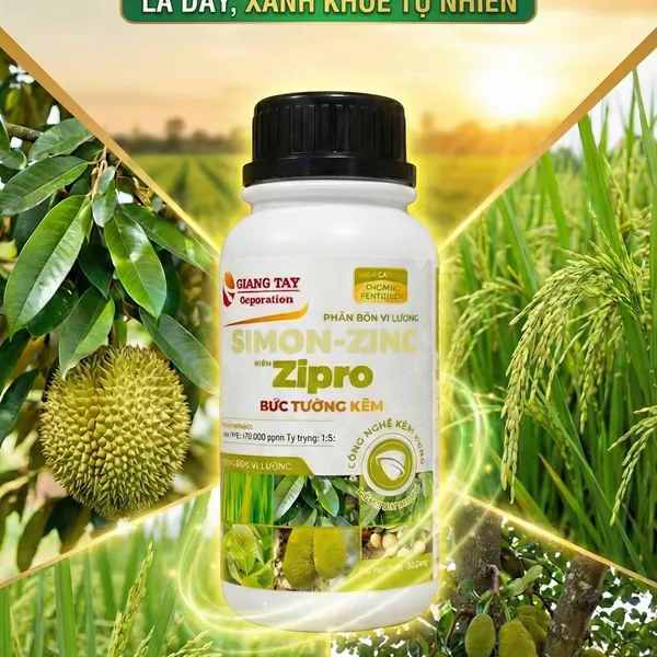 Zipro – Bức Tường Kẽm Cho Cây Trồng | Kẽm Cao 14%| Bật Đọt Mạnh – Lá Xanh Dày