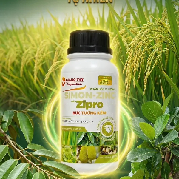 Zipro – Bức Tường Kẽm Cho Cây Trồng | Kẽm Cao 14%| Bật Đọt Mạnh – Lá Xanh Dày