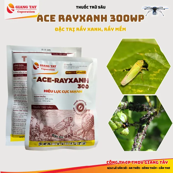Thuốc đặc trị rầy xanh - ACE Rayxanh 300WG