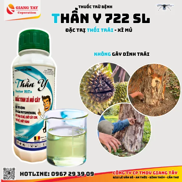 Thuốc Đặc Trị Nứt Thân Xì Mủ - Thần Y 722SL