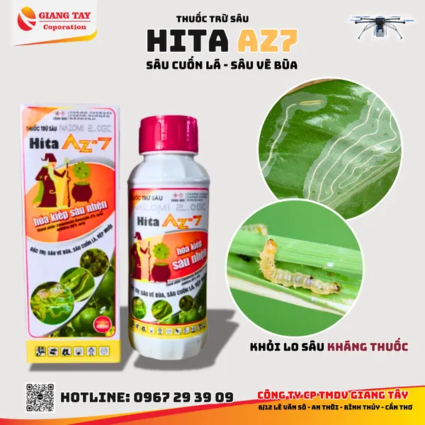 Thuốc trừ sâu sinh học Hita AZ 7 2.0EC