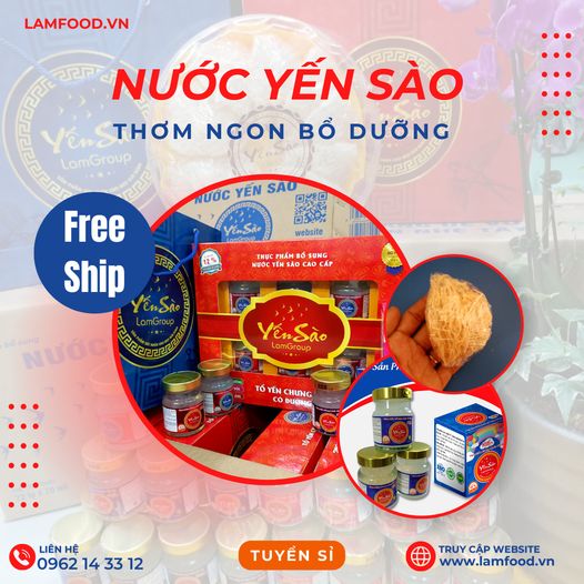 Giỏ yến sào quà tặng Tết cao cấp Giỏ yến sào quà tặng Tết cao cấp