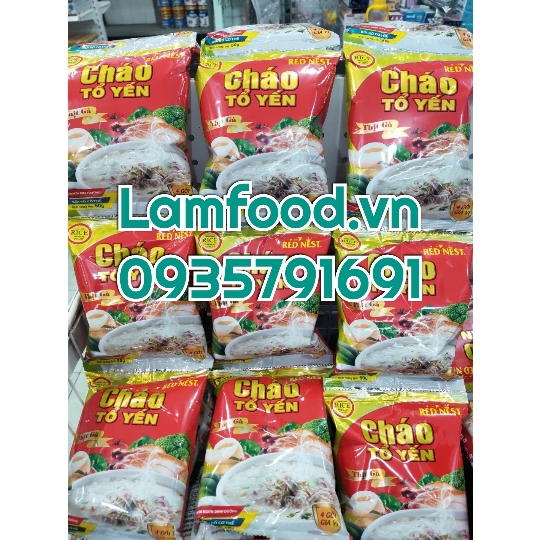 CHÁO YẾN CÁ HỒI THƠM NGON BỔ DƯỠNG – SỈ NGUỒN HÀNG LỚN CHÁO YẾN CÁ HỒI THƠM NGON BỔ DƯỠNG – SỈ NGUỒN HÀNG LỚN