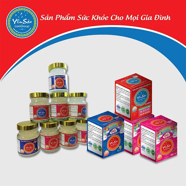 Nước yến sào Lamgroup KIDS vị vani lọ 70ml