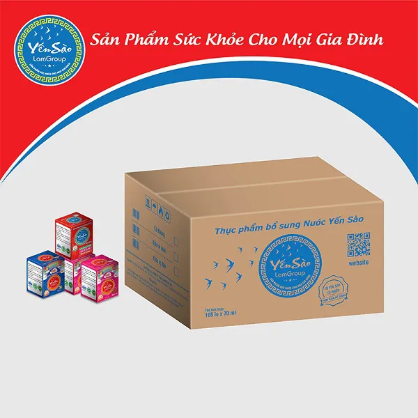 Nước yến sào Lamgroup KIDS vị vani lọ 70ml