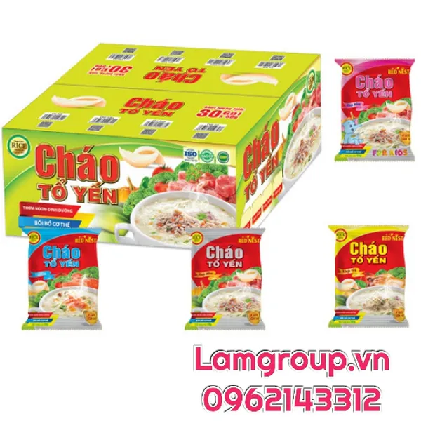 Nhà máy gia công sản xuất Cháo tổ yến Lamfood