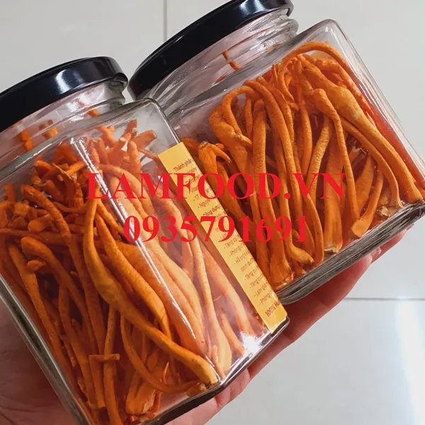 Nấm Đông trùng hạ thảo sấy khô thăng hoa