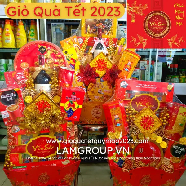 Giỏ quà tết 2024 Lamgroup TẾT ĐOÀN VIÊN 5 từ 399k
