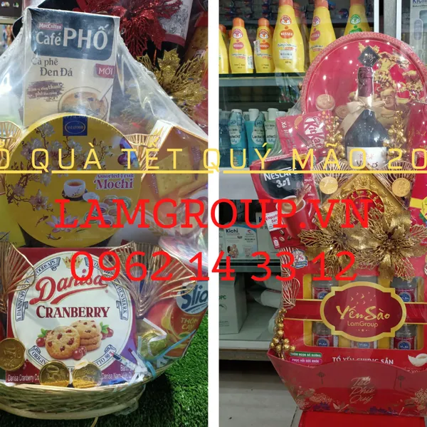Giỏ quà tết 2024 Lamgroup TẾT ĐOÀN VIÊN 5 từ 399k