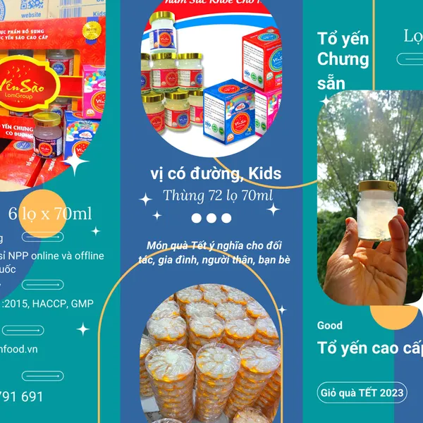 Giỏ quà tặng TẾT QUÝ MÃO 2023 - Nước yến sào cho Cơ quan Doanh Nghiệp Công đoàn Gia đình