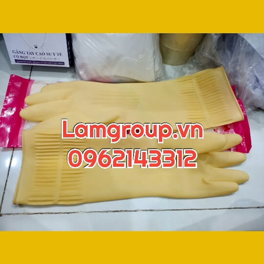 Cung cấp găng tay cao su dày chế biến nông sản cho các chợ đầu mối nông sản Cung cấp găng tay cao su dày chế biến nông sản cho các chợ đầu mối nông sản