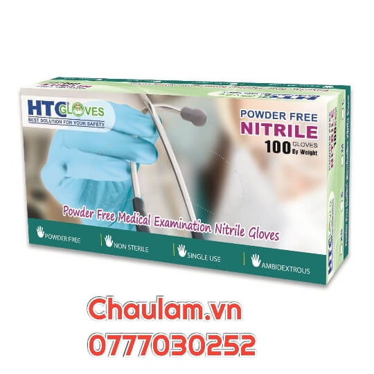 Bao tay y tế HTC Nitrile giá khuyến mãi tháng 4/2022 Bao tay y tế HTC Nitrile giá khuyến mãi tháng 4/2022