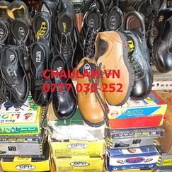 Giày da bảo hộ lao động điện cơ khí xây dựng