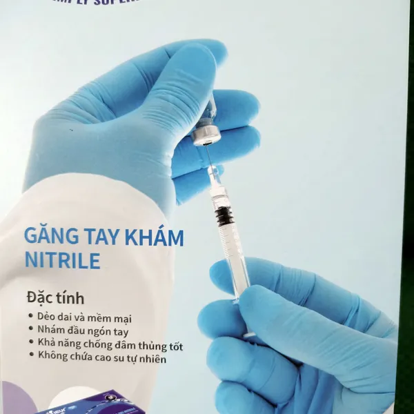 Găng tay Superiuer Nitrile sinh học Công nghiệp Thực phẩm Khám bệnh ChauLam