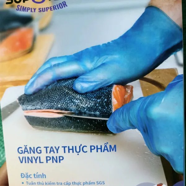 Găng tay Superiuer Nitrile sinh học Công nghiệp Thực phẩm Khám bệnh ChauLam