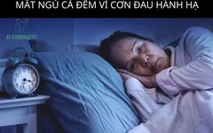 THỨC CẢ ĐÊM CÙNG VIÊM KHỚP