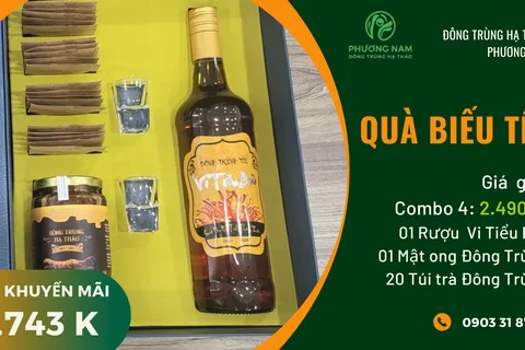 Quà biếu Tết Đông trùng Hạ Thảo Phương Nam