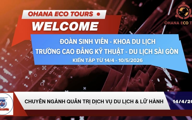 Welcome đoàn SV kiến tập tại Ohana Eco Tours