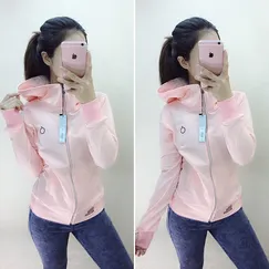 áo khoác da cá táo hồng