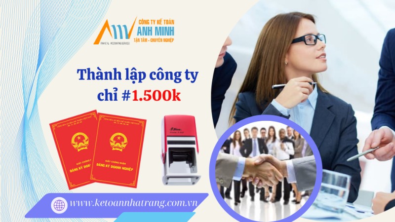 Thành lập công ty chỉ với 1.500.000 đồng Thành lập công ty chỉ với 1.500.000 đồng