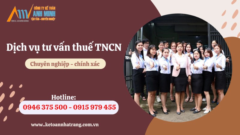 Thuế Anh Minh cung cấp dịch vụ tư vấn thuế TNCN chuyên nghiệp, chính xác Thuế Anh Minh cung cấp dịch vụ tư vấn thuế TNCN chuyên nghiệp, chính xác