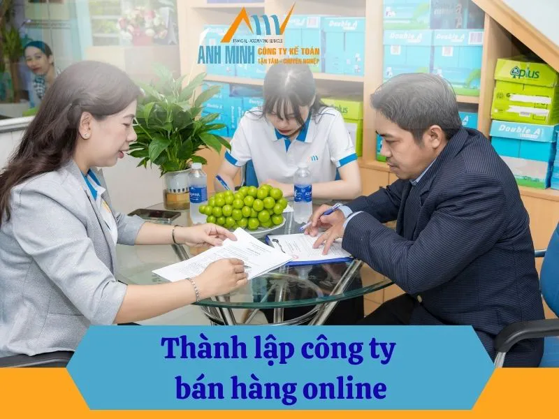 Thành lập công ty bán hàng online