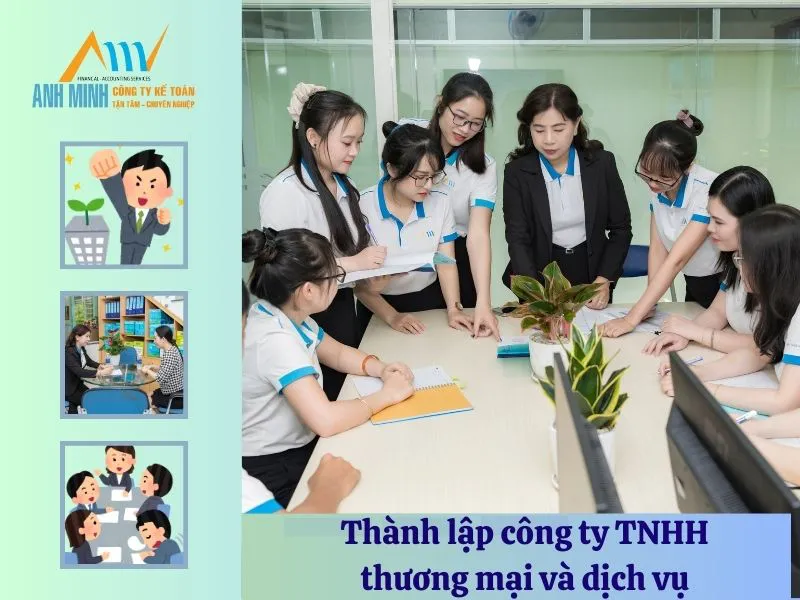 【CHI TIẾT】Dịch vụ thành lập công ty TNHH thương mại và dịch vụ