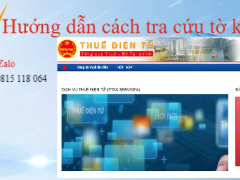 Hướng dẫn cách tra cứu tờ khai thuế 【Đơn giản - Dễ thực hiện】